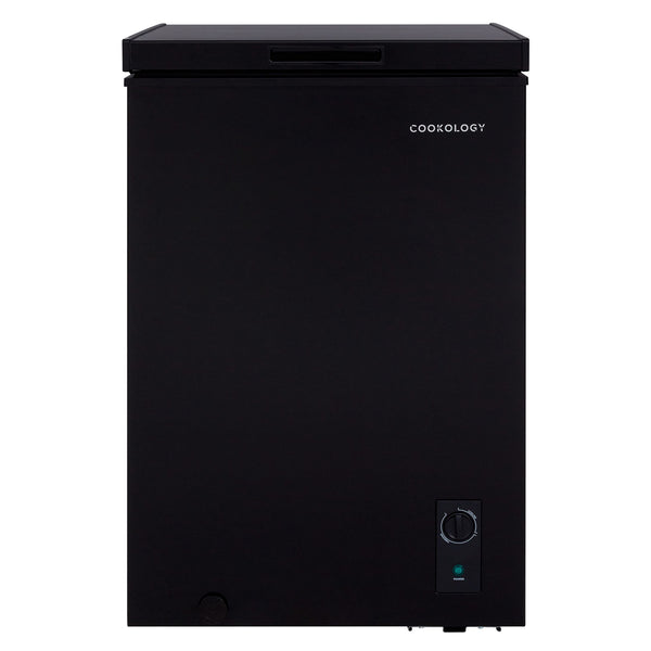 Cookology CCFZ99BK Freestanding Chest Freezer in Black - 99 Litre Capacity - For Kitchens